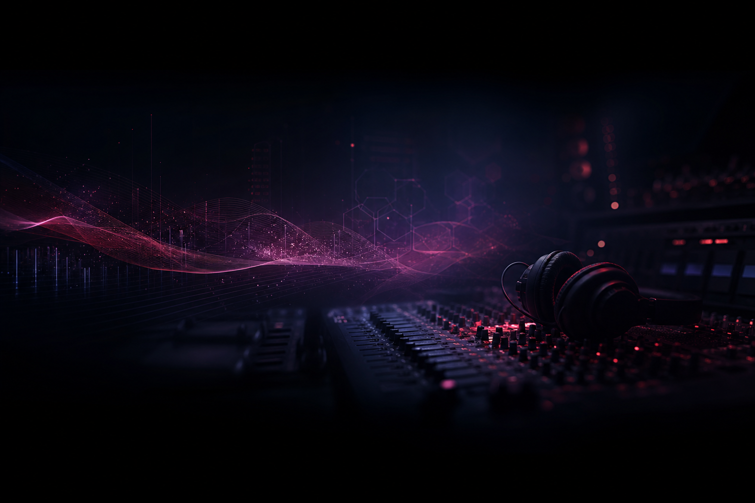 SoundChains — AI music and studio atmosphere